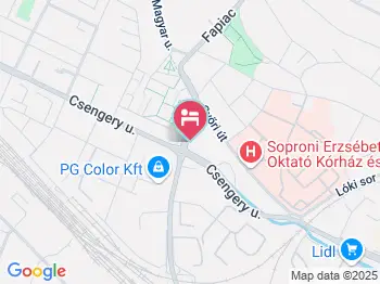 Átrium Panzió Sopron a térképen