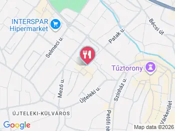 Bárka Halbolt és Bisztró Sopron a térképen
