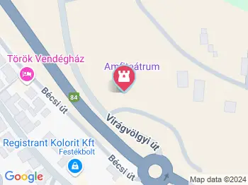 Bécsi-dombi amfiteátrum Sopron a térképen