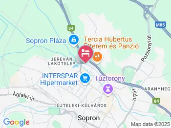 Bogi Vendégház Sopron a térképen