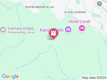 Boszorkány meseösvény Sopron a térképen