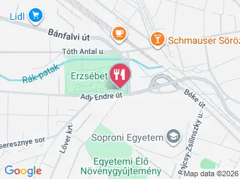 A Bözsi Sopron a térképen