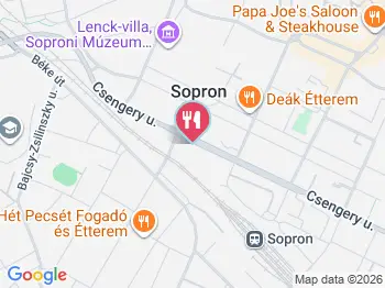 Búgócsiga Akusztik Garden Sopron a térképen