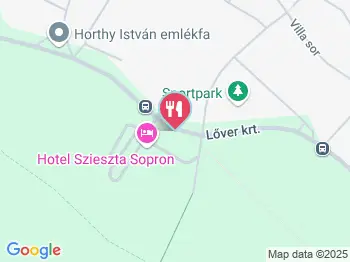 City Partner Hotel Szieszta*** étterme Sopron a térképen