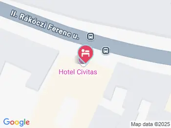 Hotel Civitas Sopron a térképen