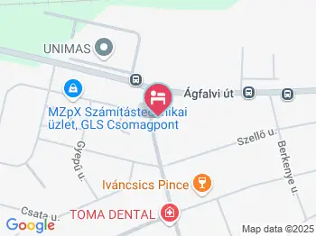 Club Vital Wellness Panzió Sopron a térképen