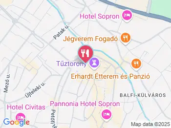 Creme Pálinkávézó Sopron a térképen