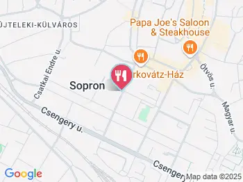 CsÍZműhely Sopron a térképen