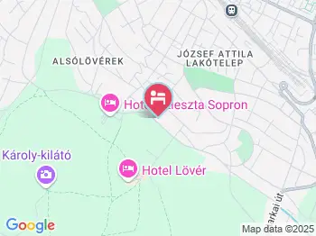 Diána Panzió Sopron a térképen