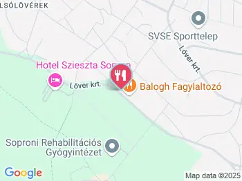 Diána Vendéglő Sopron a térképen