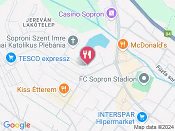 Édes Álom Cukrászda Sopron a térképen