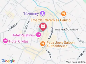 Eggenberg-ház Sopron a térképen