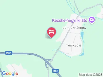 Fenyves Vendégház Sopron a térképen