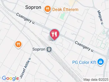 Fortuna Pizzéria Sopron a térképen