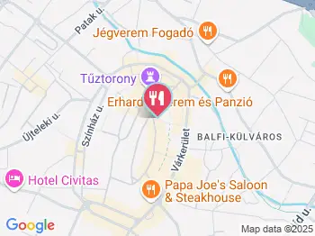 Fórum Pizzéria Sopron a térképen