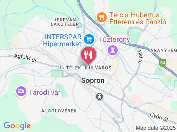 Füredi Ház Sopron a térképen