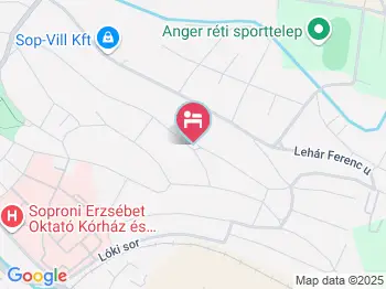 Gibraltár Vendégház Sopron a térképen