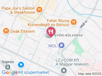 GoFry Street Food Bistro Sopron a térképen