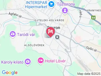 Hét Pecsét Fogadó Sopron a térképen