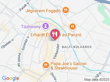 Hoffer Cukrászda Sopron a térképen