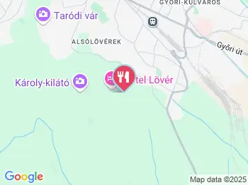 Hotel Fagus étterme Sopron a térképen