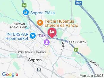 Sopron Hotel Sopron a térképen