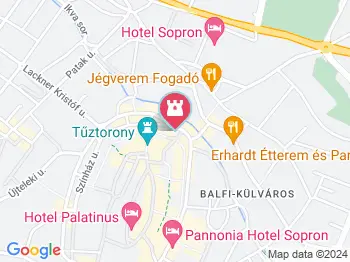 Hűség kútja Sopron a térképen