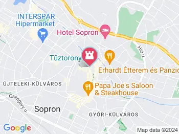 Idegenvezetés Sopron történelmi belvárosában Sopron a térképen