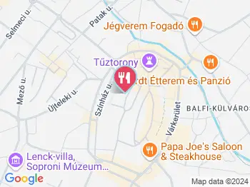 Kárpátia Borház Sopron a térképen