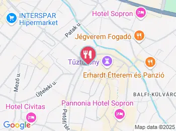 Keszegsütő Sopron a térképen