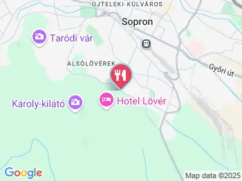 Kiskakukk Vendéglő Sopron a térképen