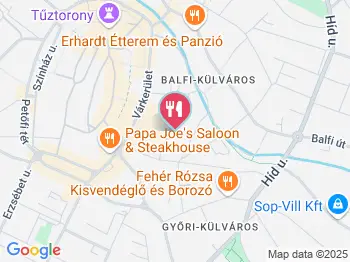 Korzó Kávézó Sopron a térképen