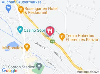 Langalló Faló Sopron a térképen