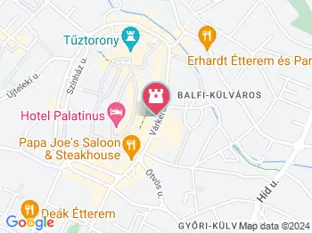 Lenck-átjáró Sopron a térképen