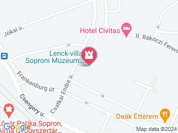 Lenck-villa - Soproni Múzeum, Néprajzi Kiállítás Sopron a térképen