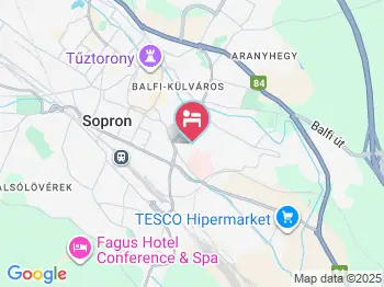 Lencsés Apartmanház Apartmanok Sopron a térképen