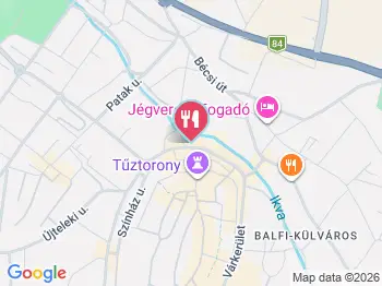 Mamikám rétesház Sopron a térképen