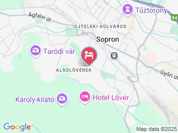 Márta Vendégszoba Sopron a térképen