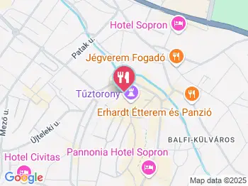 Natura Vinotéka Sopron a térképen