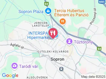 Hopsz Café & Grill Sopron a térképen