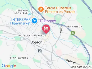 Palatinus Hotel Sopron a térképen