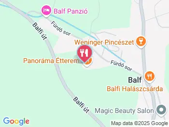 Panoráma Étterem Sopron a térképen