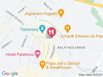 Patrick's Pizzeria & Lounge Sopron a térképen