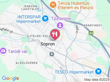 Perkovátz Ház English Pub & Restaurant Sopron a térképen