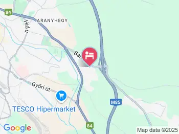 Pihenőkereszt Panzió Sopron a térképen