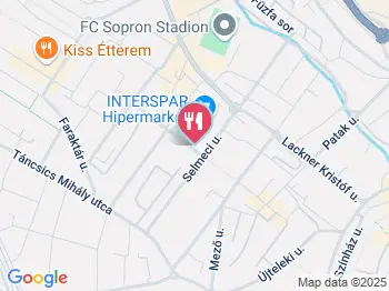 Pizza Cappella Sopron a térképen