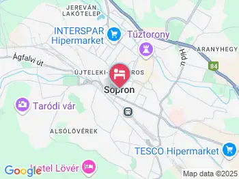 Pólus Panzió Sopron a térképen