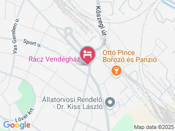 Rácz Vendégház Sopron a térképen