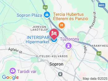 Rosengarten Hotel Sopron a térképen