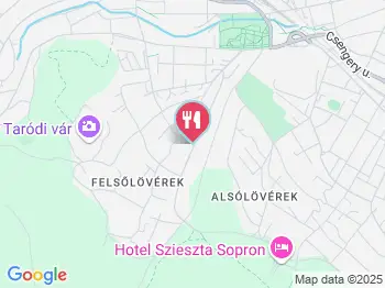 Sas Fogadó étterme Sopron a térképen